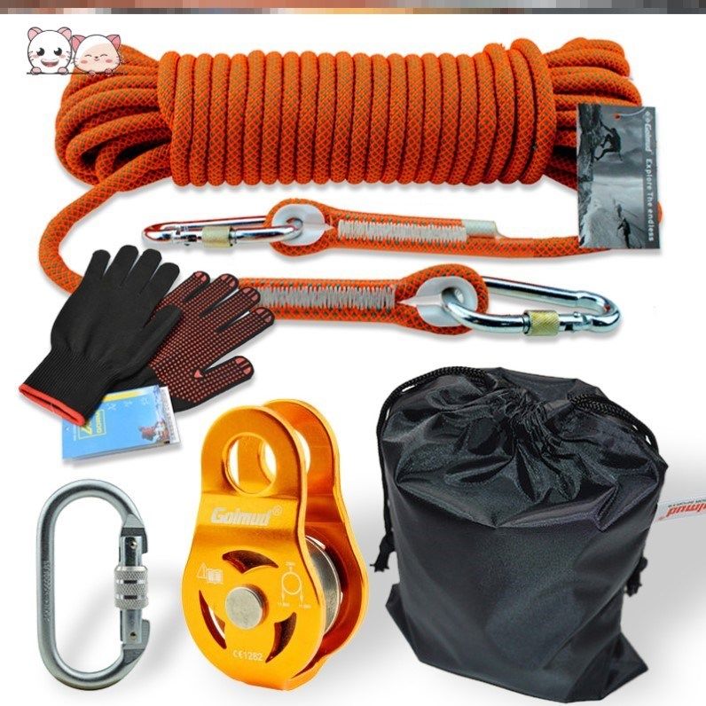 Effort-saving lifting lifter household small heavy-lifting force-saving device pulley lifting lifter sliding cable equipment and equipment