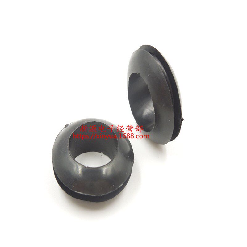 护线圈 橡胶圈 护线环 密封圈 出线圈 12MM 黑色 1包1000个