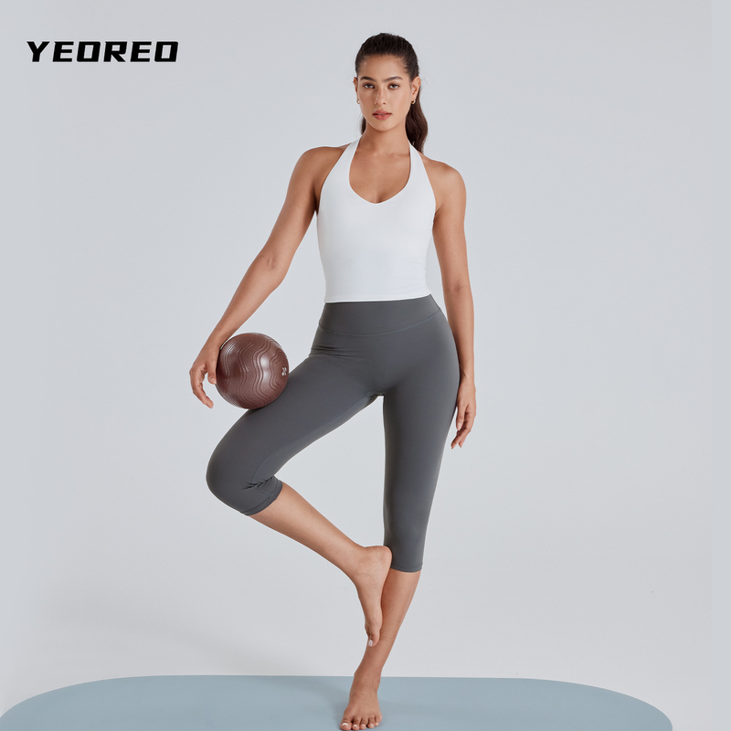Yeoreo Capri Pants High Elasticity Slimming Yoga Mid-Length Pants Slim Fit Hip-Lifting Sports Fitness Wear Cycling Capri Pants for Women Yeoreo Capri Pants High Elasticity Slimming Yoga Mid-Length Pants Slim Fit Hip-Lifting Sports Fitness Wear Cycling Capri Pants for Women