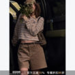 RHER STUDIO 复古美拉德系显瘦百搭宽松阔腿休闲高腰短裤女K6233