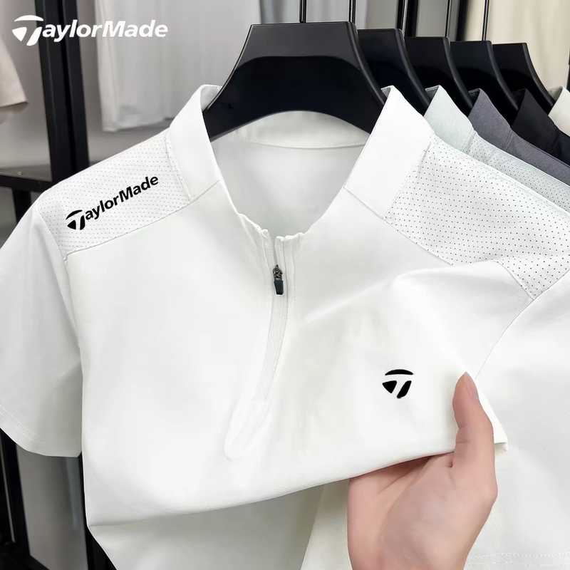 Taylarmode Summer Golf Short-Sleeved Men's Breathable Quick-Drying Men's Polo Shirt Top Golf Men's Clothing Taylarmode Summer Golf Short-Sleeved Men's Breathable Quick-Drying Men's Polo Shirt Top Golf Men's Clothing