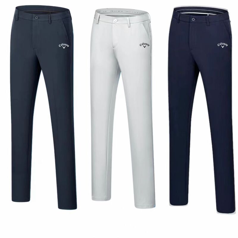 Summer Golf Pants for Men, Ultra-Thin Breathable Long Pants, Ice Silk Men's Pants, Golf Men's Wear, Casual Sports Pants
