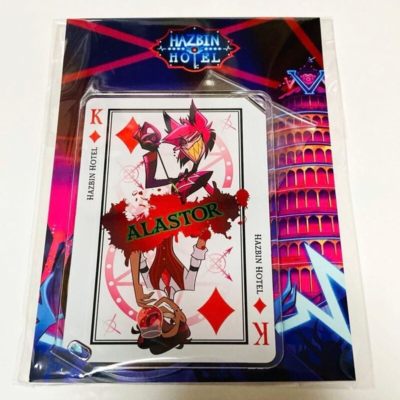 Japanese Bulk Goods Hazbin Hotel Alastor Acrylic Keychain Standee Japanese Bulk Goods Hazbin Hotel Alastor Acrylic Keychain Standee