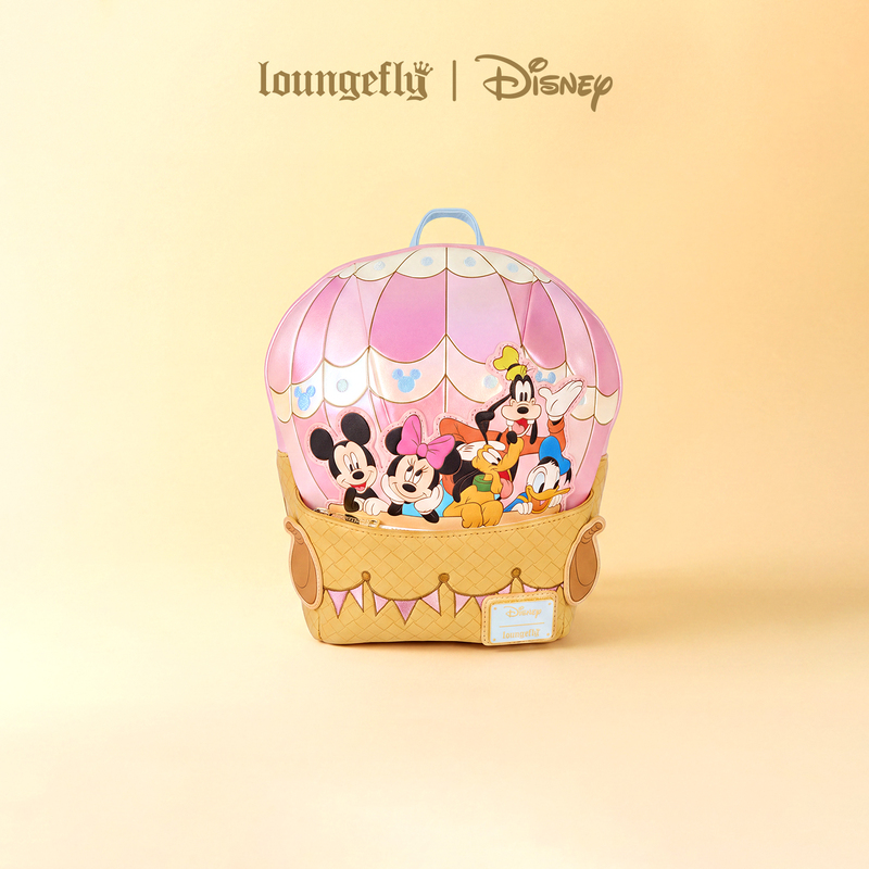 Lf X Disney Collaboration Mickey Mouse Minnie Mouse Hot Air Balloon Style Backpack Women's Mini Backpack Gift Lf X Disney Collaboration Mickey Mouse Minnie Mouse Hot Air Balloon Style Backpack Women's Mini Backpack Gift