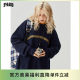 F426 National Trend Brand Four-Color Letter Line Embroidery Sweater
