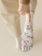 Jianfeiniao Five-Finger Foot Acupoint Massage Socks Foot Meridian Chart Foot Therapy Yoga Socks with Acupoints Pure Cotton