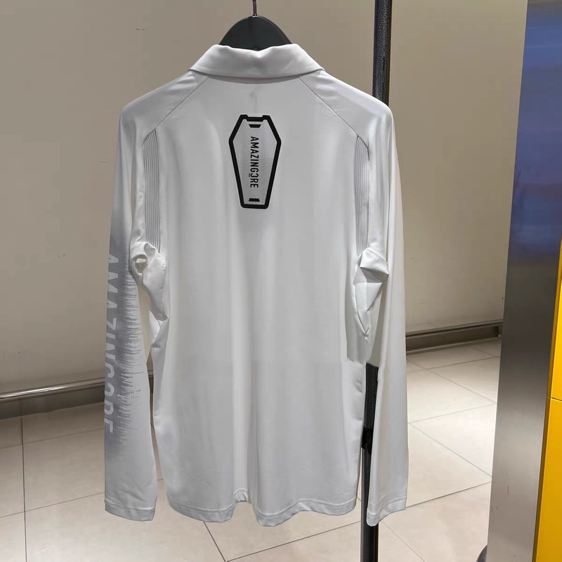 Original Korean Golf Clothing Men's Long-Sleeved Polo Shirt 25 Autumn New Sports Casual Breathable Lapel Top