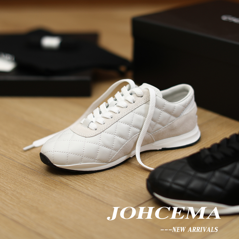 Made in Guangdong! New 26C Diamond-Patterned Flat-Soled German Training Shoes for Women, Genuine Leather Lace-Up Thin-Soled Sports Casual Shoes Made in Guangdong! New 26C Diamond-Patterned Flat-Soled German Training Shoes for Women, Genuine Leather Lace-Up Thin-Soled Sports Casual Shoes