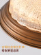 Bedroom Ceiling Main Light, Antique Style Retro Round Room Light, American Country Style Led Super Bright Study Lighting Fixture