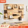 Jiayidong hole board Nordic solid wood wall partition kitchen wall storage decorative laminate wall shelf