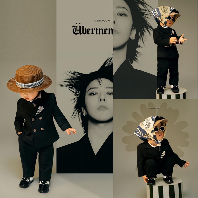Children's Photography Clothing, Boys' Gentleman's Suit, Boys' G-Dragon Style Suit, Theme Shooting Props Children's Photography Clothing, Boys' Gentleman's Suit, Boys' G-Dragon Style Suit, Theme Shooting Props