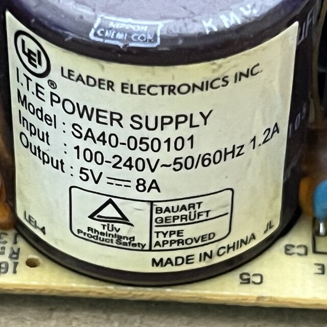 Original network switch switching power supply SA40-050101 power board router 5V8A