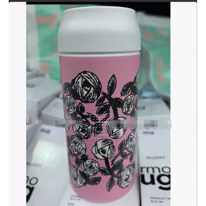 【Exhibition Exclusive】Minagawa Akira Mina Thermos Cup Japan Authentic Rose Ghost Tambourine Butterfly 【Exhibition Exclusive】Minagawa Akira Mina Thermos Cup Japan Authentic Rose Ghost Tambourine Butterfly