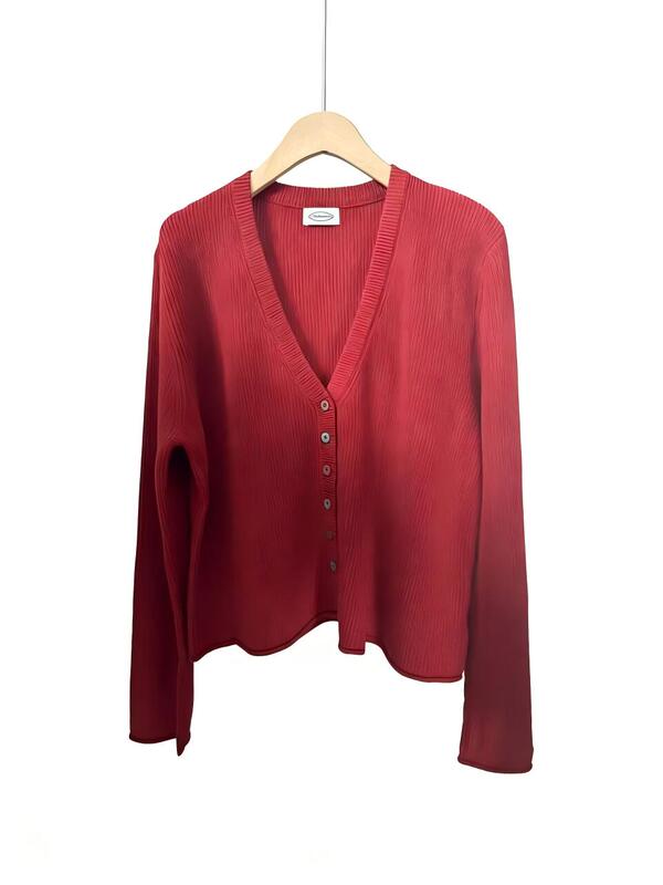【Yuan Ge's Selection】Women's 100% Wool Cardigan Yg01-2602