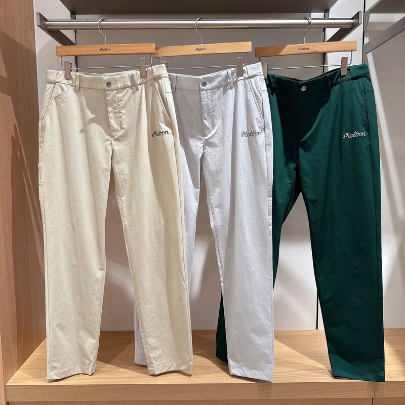 25 New Autumn Korean Style Golf Men's Loose Straight-Leg Pants Sports Casual Soft Pants Work Pants