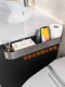 Bathroom storage rack without hole punching bathroom sink bathroom toilet mirror toiletries storage rack