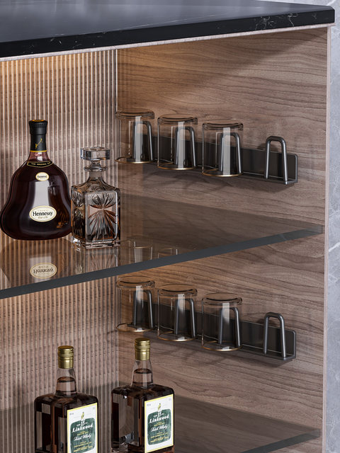 Cup Rack, Water Cup Holder, Wine Cabinet, Beer Glass Storage, Wall-Mounted Light Luxury Mug, Draft Beer Cup, Creative Hanging Decoration