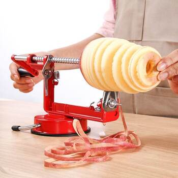 Apple Peeling Tool for Home Use, Hand-Cranked Apple Peeler, Multifunctional Peeler, Three-In-One Automatic Fruit Slicer