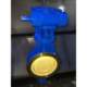 Carbon steel manual clamp type three eccentric hard seal flange butterfly valve 373-10 50 100