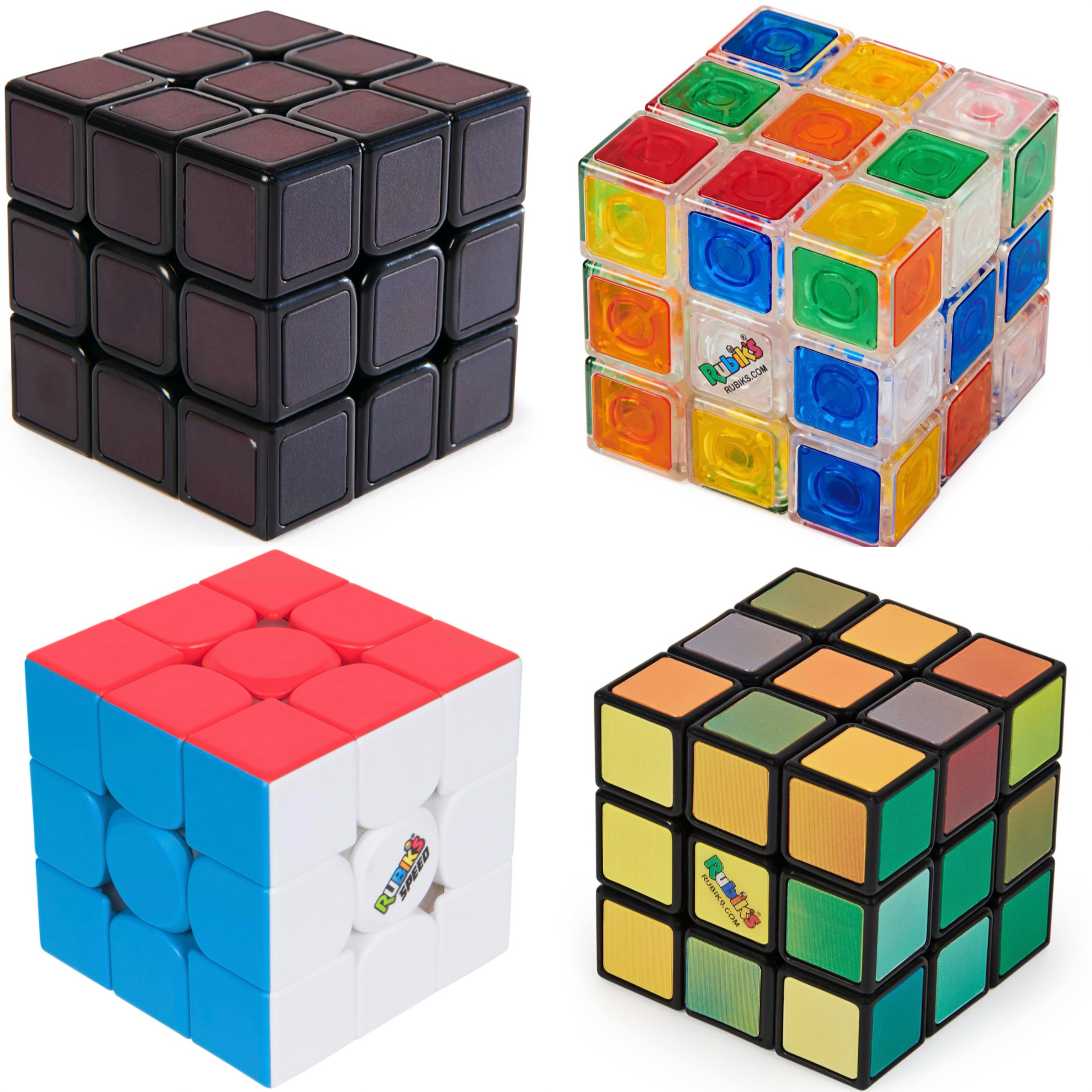 ลูกบาศก์ Rubik's สไตล์อเมริกัน ลูกบาศก์มหัศจรรย์สามชั้น สองชั้น และสี่ชั้นแบบคลาสสิก ของขวัญวันหยุดเพื่อการศึกษาสำหรับเด็ก