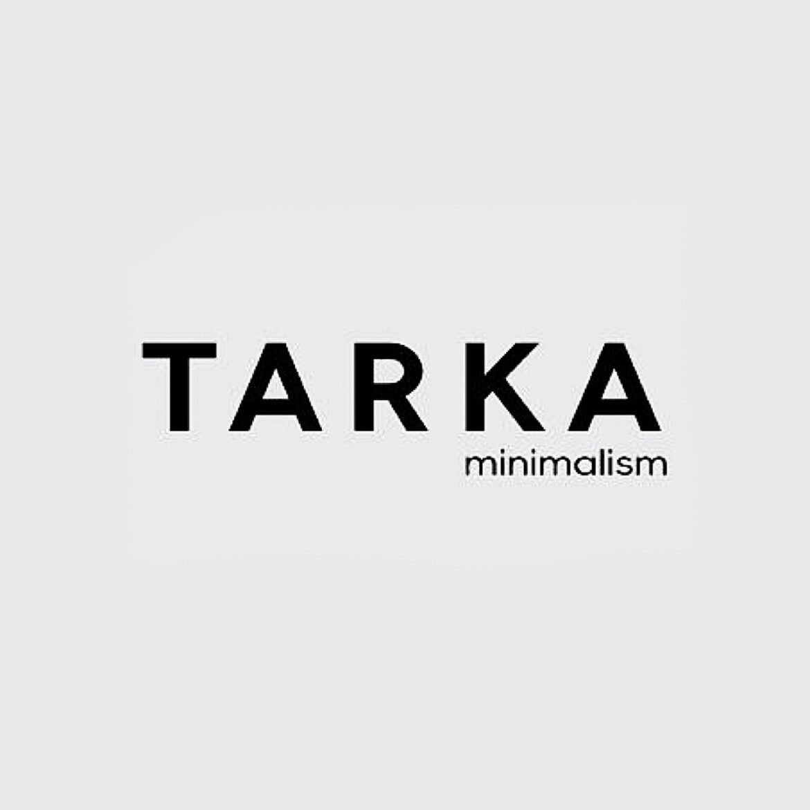 TARKA minimalism企业店的LOGO