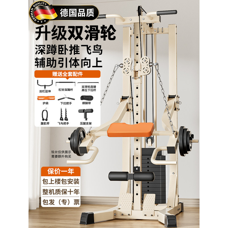 German Little Flying Bird Gantry Fitness Equipment Multi-Functional Integrated Training Device for High Pull-Down and Pull-Up Exercises