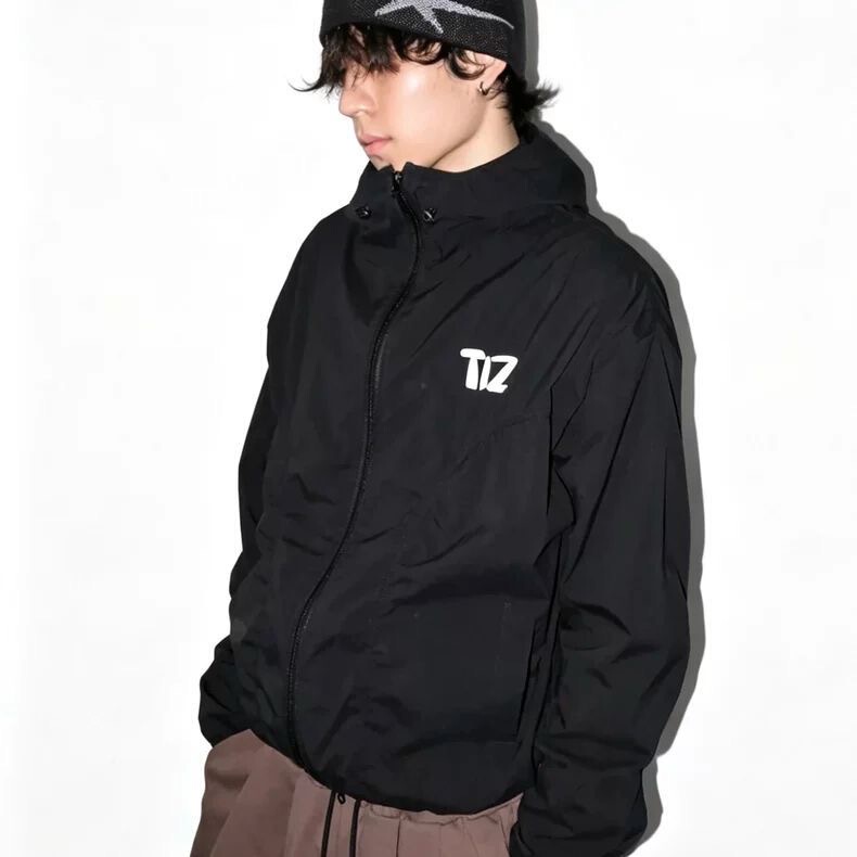 2026Ss American Trendy Brand Hooded Jacket, Water-Repellent, Quick-Drying, Unisex, Loose, Casual, Versatile Top Jacket