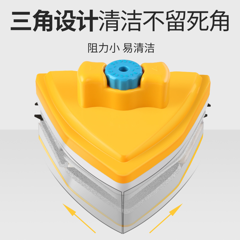 Glass Cleaner, Double-Sided Window Cleaning Tool, Double-Layer Hollow Glass Wiper, Single-Layer High-Rise Glass Cleaning Tool