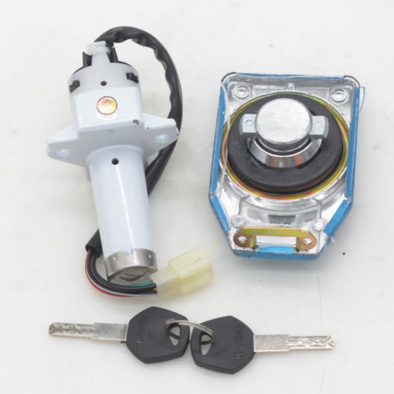 豪爵五羊摩托车油箱盖锁怎么选？4线电门锁曲槽钥匙全解析