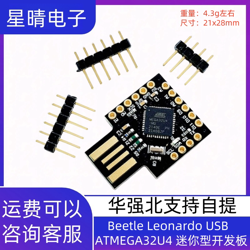 Beetle Leonardo USB ATMEGA32U4 迷你型开发板