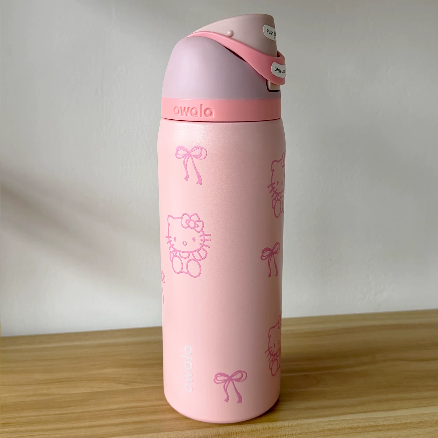 Hello Kitty, двуслойная вакуумная термос сталь нержавеющая, детская спортивная трубочка со стеклом