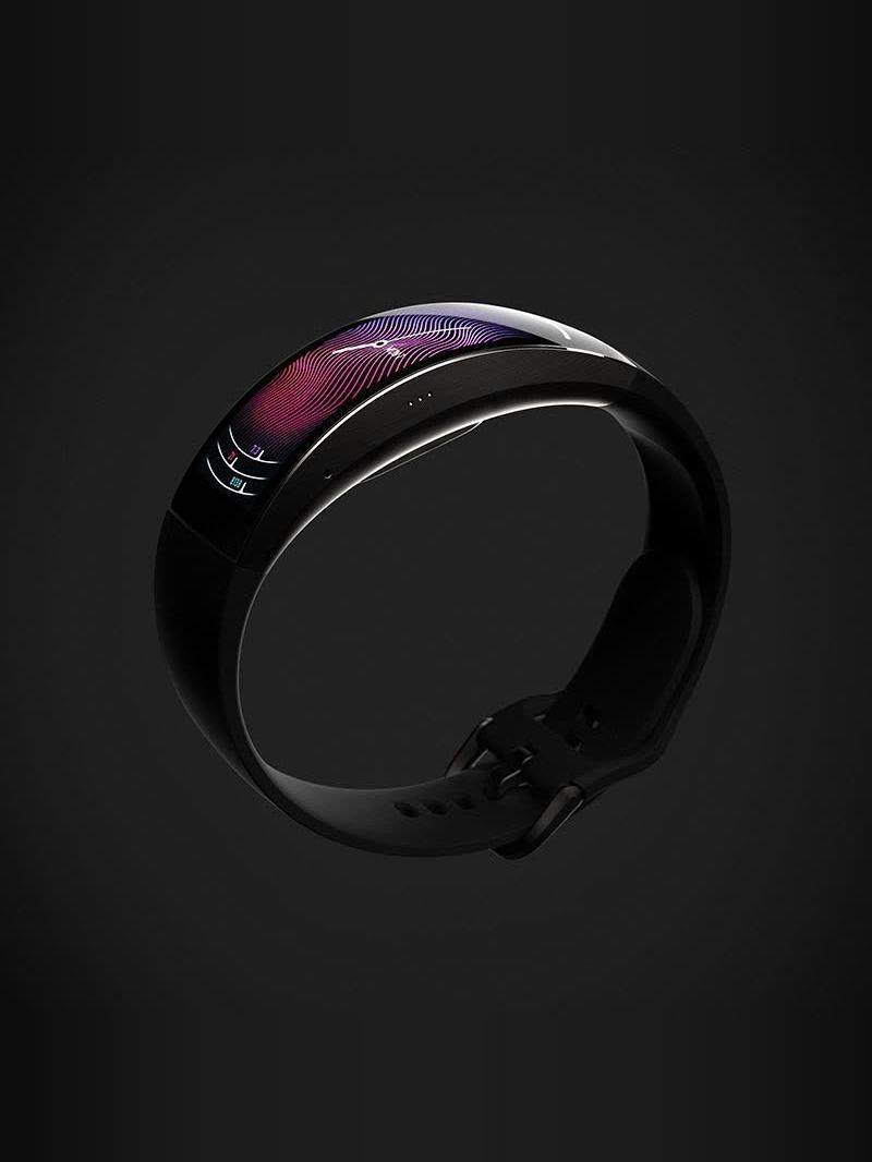 Suitable for Huami X Smart Bracelet with High-Definition Curved Screen, All-Day Exercise, Heart Rate, Blood Oxygen, Sleep Monitoring, and Offline Payment