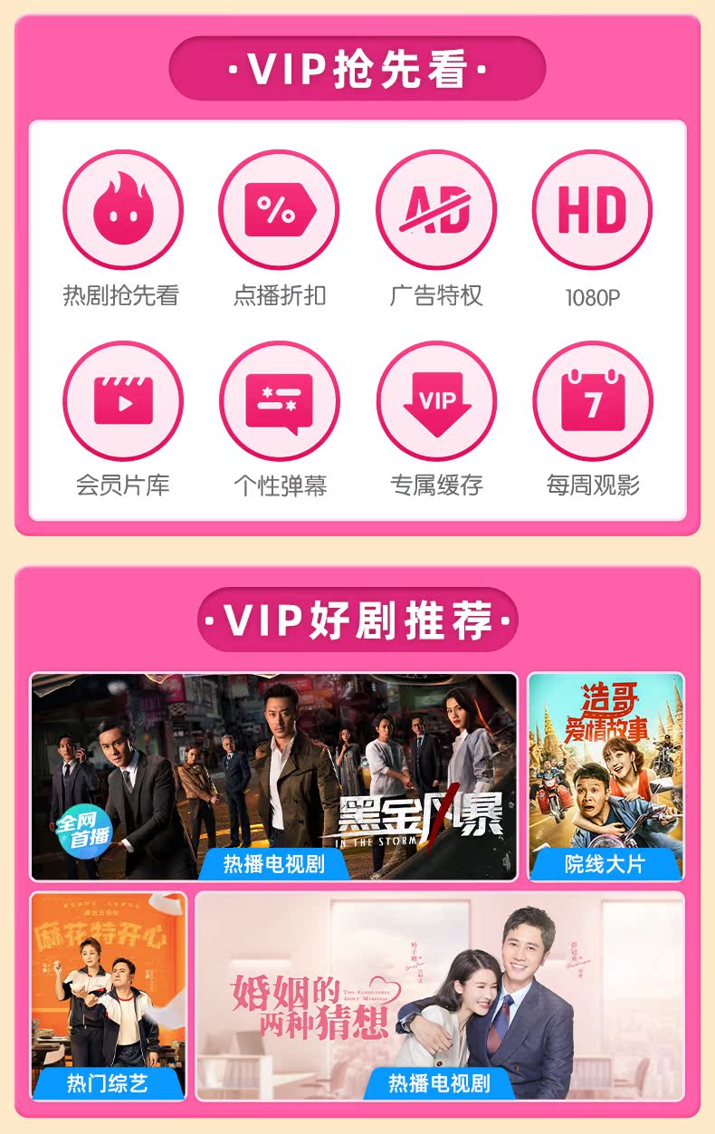 酷喵 优酷超级VIP 会员年卡 12个月 支持TV电视 四端通用 图3
