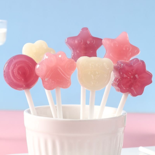 Lactic Acid Bacteria Vitamin C Lollipops, High-Value Internet-Famous Snacks for Children and Babies, Creative and Leisurely Candy