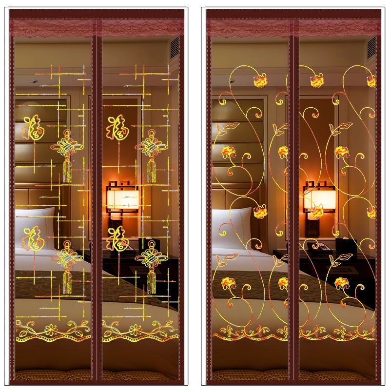 Magnetic Mosquito Net Door Curtain for Home Use, No Drilling Required, Magic Tape Self-Adhesive Screen Window, Rural Exterior Door Screen Curtain Magnetic Mosquito Net Door Curtain for Home Use, No Drilling Required, Magic Tape Self-Adhesive Screen Window, Rural Exterior Door Screen Curtain
