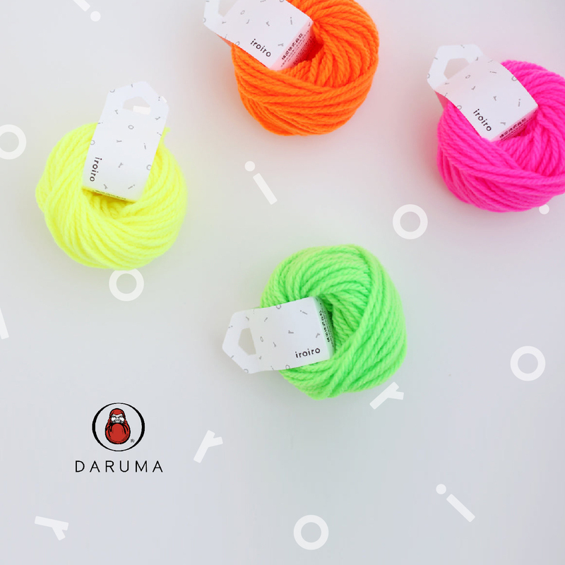 Japan Yokota Iroiro Neon Fluorescent Thick Line Daruma Original Imported Decorative Line Wiring
