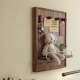 Decorative Painting Box for Electric Meter Box, Trendy Horizontal and Vertical Style, Luxury Open-Door Style Wooden Shelf for Electric Distribution Box