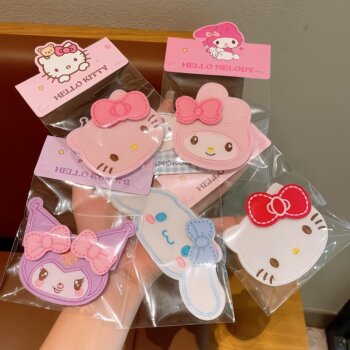 Children's Hair Fringe Stickers with Butterfly Sanrio Cartoon Magic Tape, Cute Hair Clips, Hair Fringe Organizer Hair Accessories