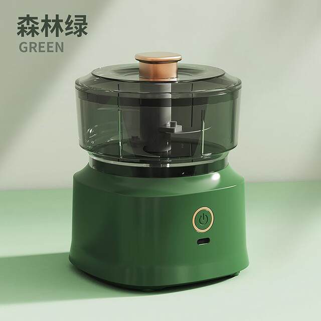 Multifunctional cooking machine, cordless electric meat grinder, household garlic pounder, baby food supplement machine, garlic stirrer