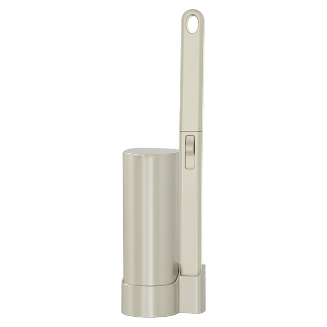 Disposable Toilet Brush for Home Use, with Replaceable Brush Heads, Wall-Mounted, with Drainage and Base, for Cleaning the Toilet