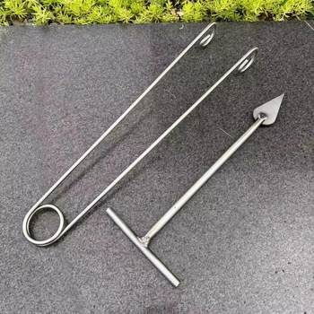 Clamp tool eye carbon clip barbecue utensils carbon supplies cleaning dust cleaning commercial carbon collection rake eye bbq