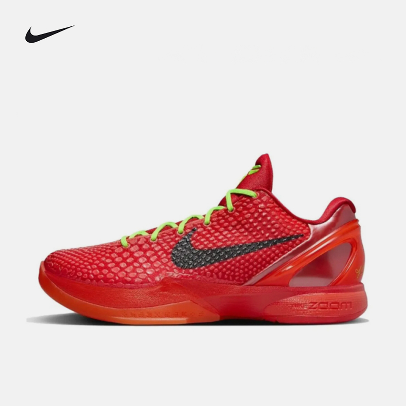 Nike Kobe 6 Protro Men's Shoes Kobe 6 Reverse Green Hornet Low-Top Air-Cushioned Practical Basketball Shoes for Women Nike Kobe 6 Protro Men's Shoes Kobe 6 Reverse Green Hornet Low-Top Air-Cushioned Practical Basketball Shoes for Women