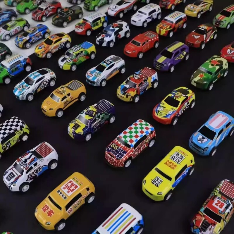 Children's Pull-Back Toy Car Set for Boys, Car Model, Baby Inertia Car, Small Car Set Gift