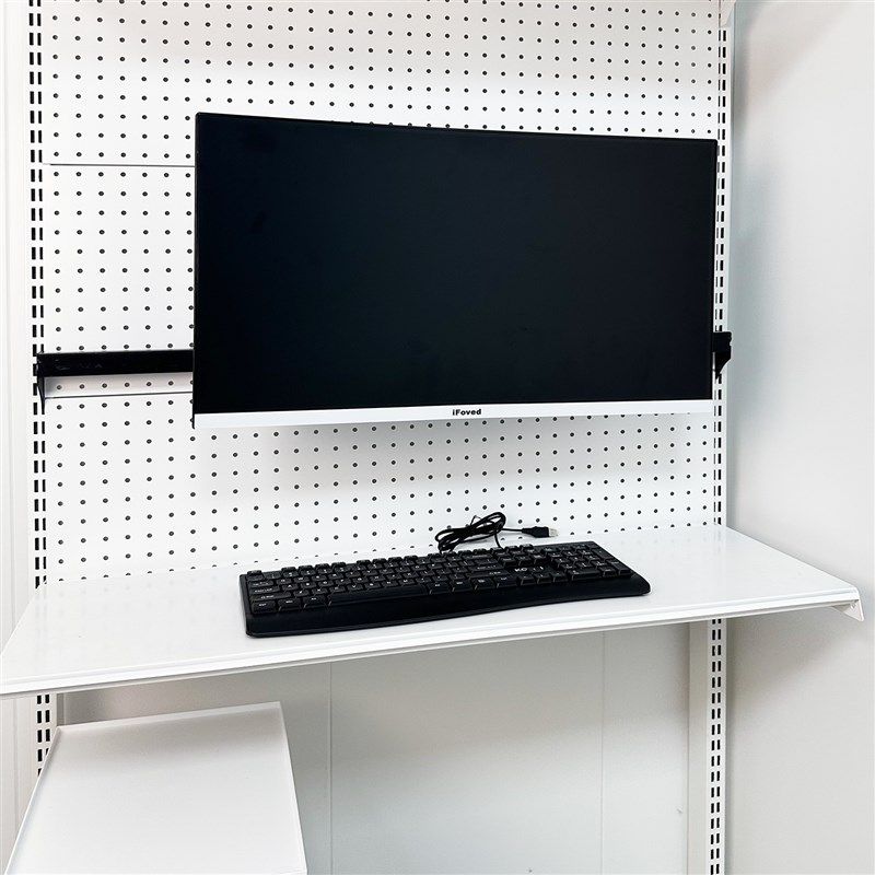 Monitor stand heightening table punch-free hole board accessories economical desktop stand arm black reinforced version