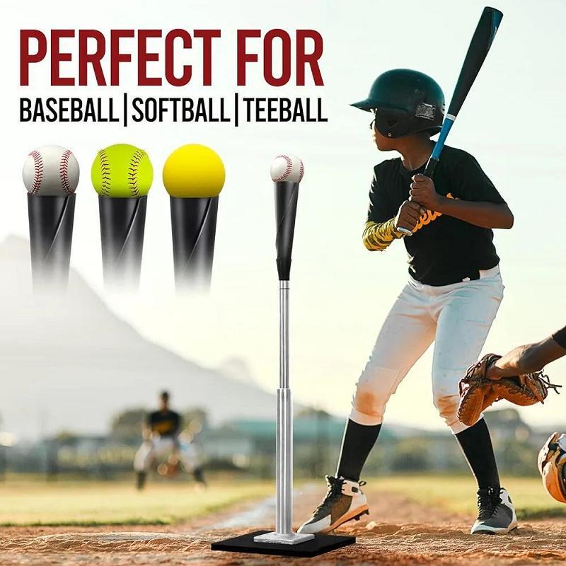 High-End Baseball Batting Tee, Baseball Bat, Competition-Specific, Retractable, Training, Durable, Tee, Stable, Sturdy, Unbreakable High-End Baseball Batting Tee, Baseball Bat, Competition-Specific, Retractable, Training, Durable, Tee, Stable, Sturdy, Unbreakable
