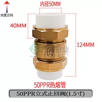 50 (1,5 -инч) вертикальный клапан PPR PPR