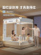 Storage Bag Style Children's Anti-Fall Mosquito Net with Full Bottom to Prevent Babies from Falling Out of Bed, Full-Cover Lifting Bed Rail for Home Bedroom Use