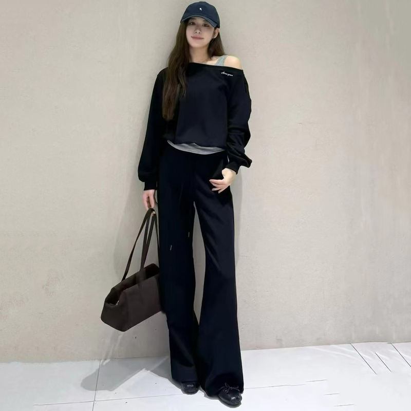 Ainuosi Yudo Genuine 2026 Autumn New Sports Suit Fake Two-Piece Sweatshirt Br603204Br313134 Ainuosi Yudo Genuine 2026 Autumn New Sports Suit Fake Two-Piece Sweatshirt Br603204Br313134