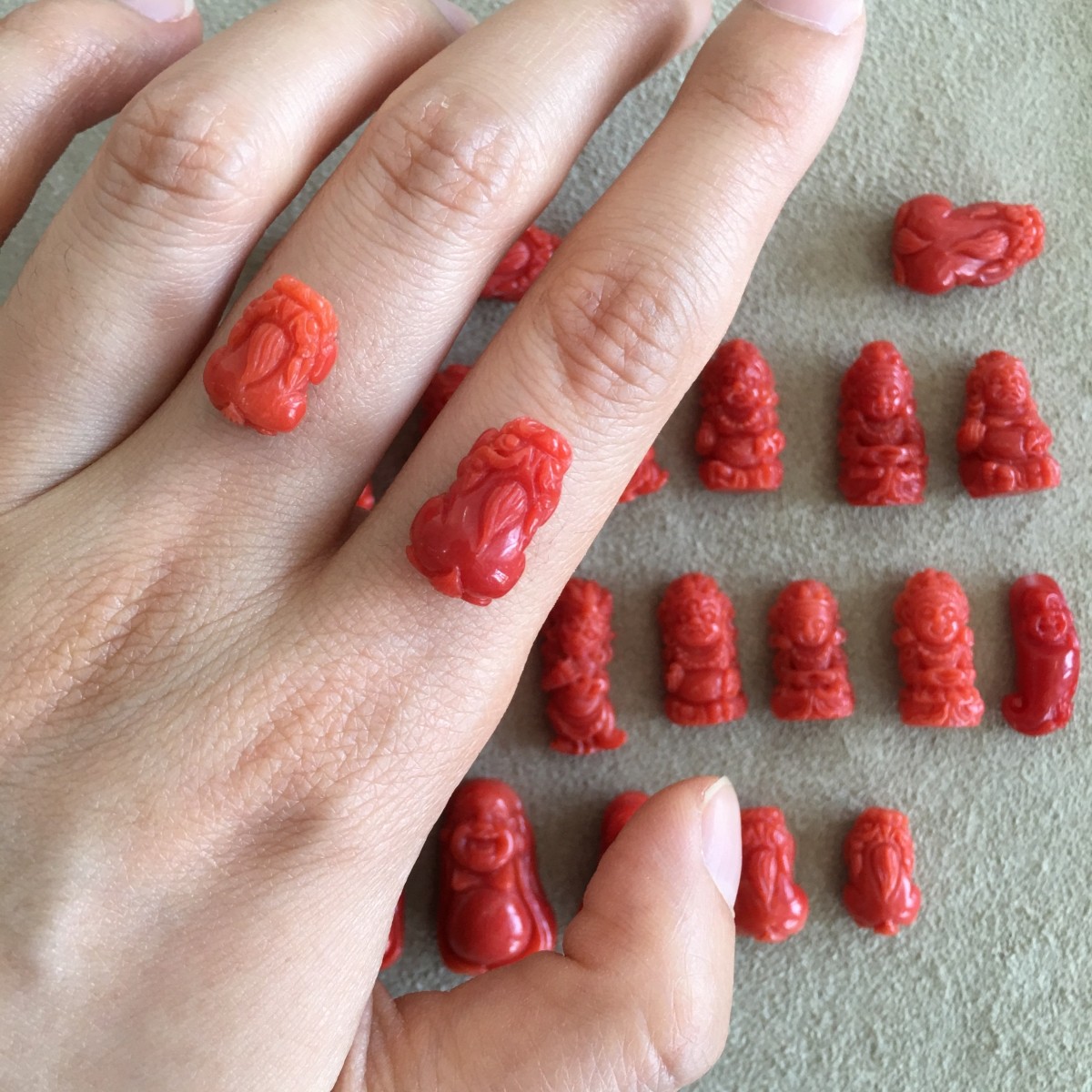 25年必买！老龚珠宝红珊瑚貔貅佛吊坠，科西嘉天然材质避坑指南-珊瑚