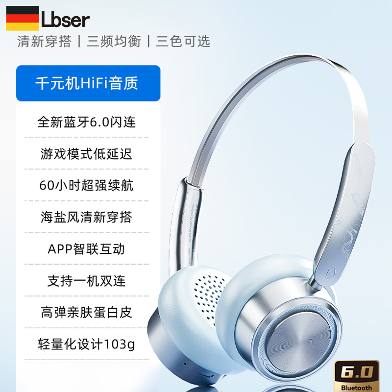German Mini Fresh-Style Small Over-Ear Headphones for Girls, Retro Aesthetic Headphones, Portable Compact Bluetooth Headphones German Mini Fresh-Style Small Over-Ear Headphones for Girls, Retro Aesthetic Headphones, Portable Compact Bluetooth Headphones